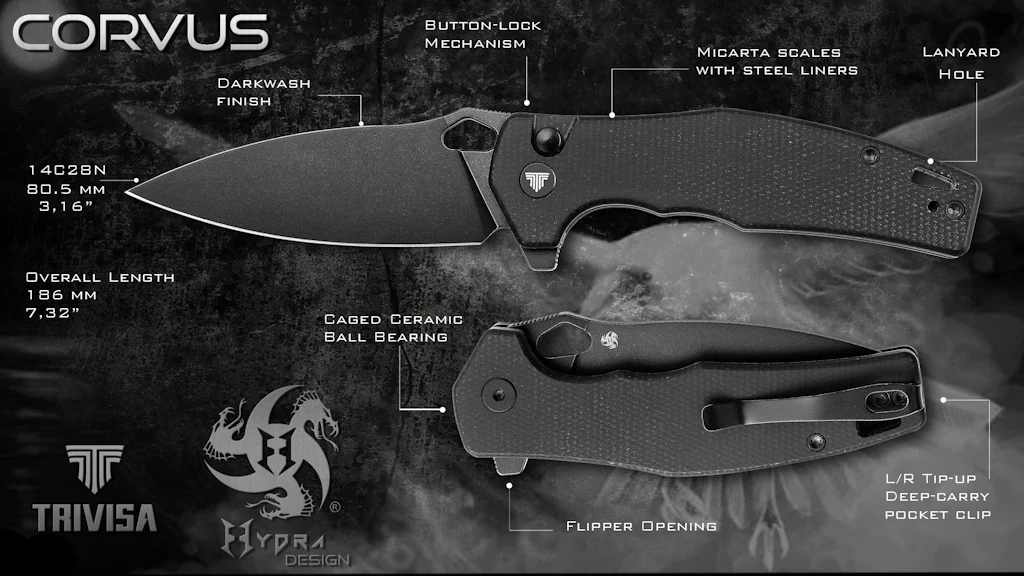 Corvus - Trivisa knives